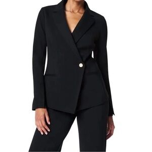NWT SPANX The Perfect Asym Tailored Blazer Black Small